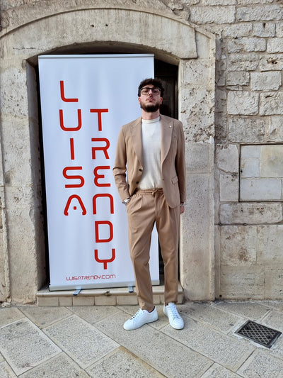 Manuel Ritz Giacca oversize in jersey revers a lance. Abiti e giacche - Boutique Luisa Trendy