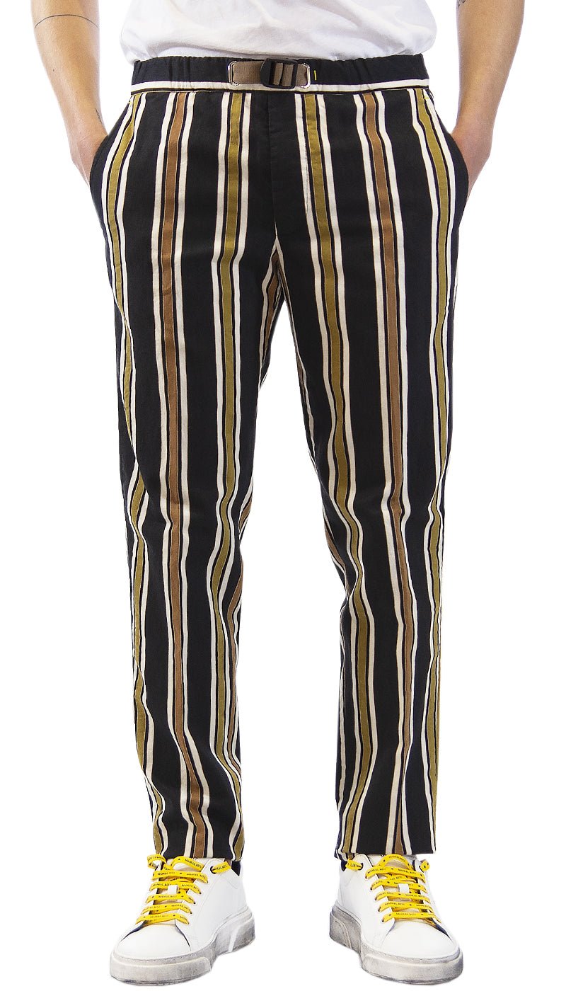 Manuel Ritz Pantalone jogging a righe. 3032P1618L_213021_89 Pantaloni Uomo - Boutique Luisa Trendy