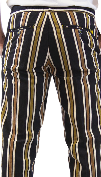 Manuel Ritz Pantalone jogging a righe. 3032P1618L_213021_89 Pantaloni Uomo - Boutique Luisa Trendy