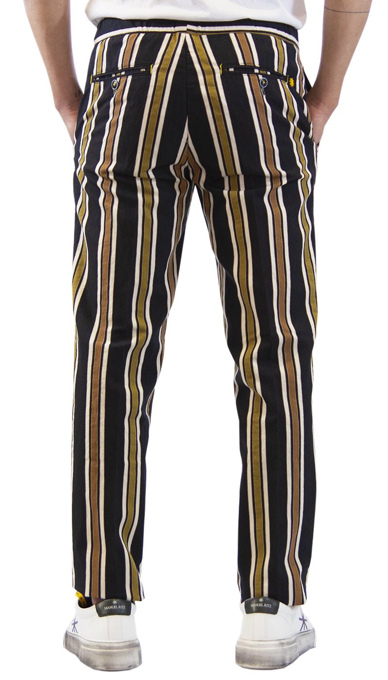Manuel Ritz Pantalone jogging a righe. 3032P1618L_213021_89 Pantaloni Uomo - Boutique Luisa Trendy