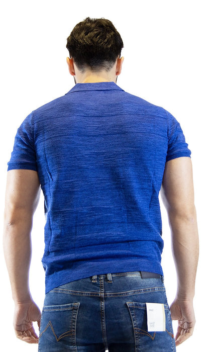 Manuel Ritz Polo blu in maglia. 3032M503_213317_88 T-shirt e Polo - Boutique Luisa Trendy