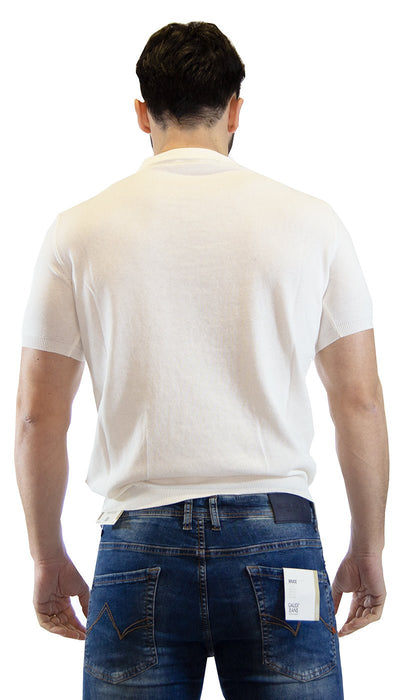 Manuel Ritz Polo panna in maglia. 3032M505_213319_02 T-shirt e Polo - Boutique Luisa Trendy