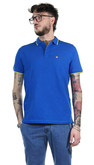 Manuel Ritz Polo slim fit in piquet con contrasti T-shirt e Polo - Boutique Luisa Trendy