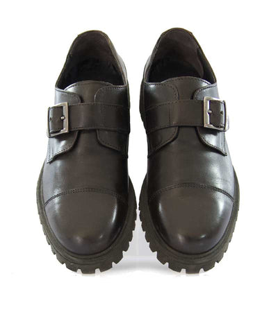 Manuel Ritz Scarpa uomo in pelle marrone con fibbia Scarpe - Boutique Luisa Trendy