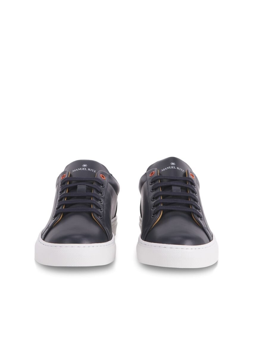 Manuel Ritz Sneaker in pelle blu Scarpe - Boutique Luisa Trendy