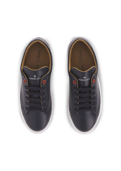 Manuel Ritz Sneaker in pelle blu Scarpe - Boutique Luisa Trendy