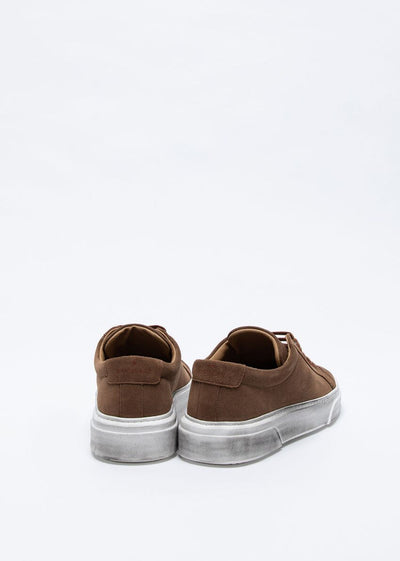 Manuel Ritz Sneakers uomo marroni in camoscio Scarpe Uomo - Boutique Luisa Trendy