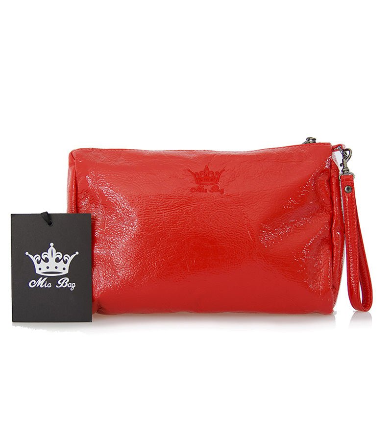 Mia Bag Beauty rossa in ecopelle effetto vernice Borse e portafogli - Boutique Luisa Trendy
