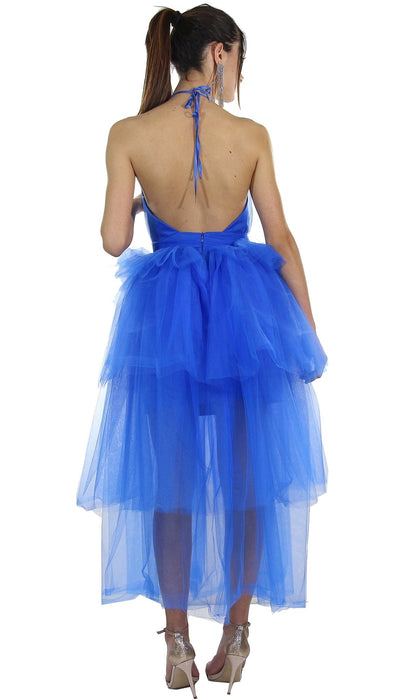 Miss You Abito lungo in tulle con balze Vestiti - Boutique Luisa Trendy