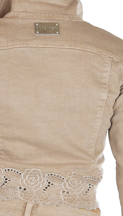 Nosecrets Milano Giubbino corto in twill di cotone con ricami. Capispalla Donna - Boutique Luisa Trendy