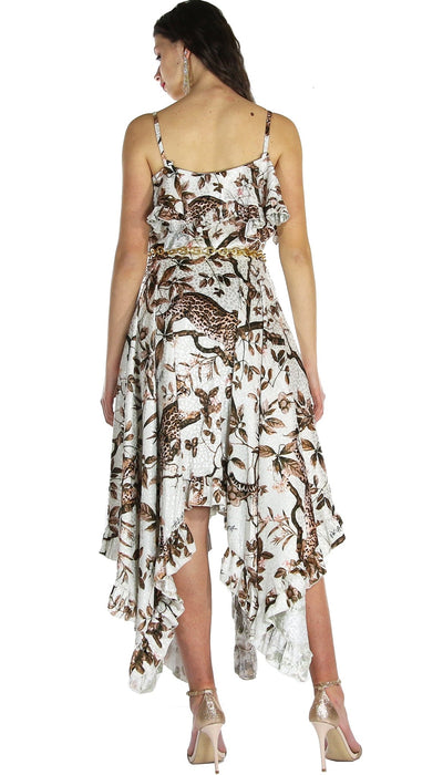 Odi Et Amo Abito asimmetrico jacquard con balze. Vestiti - Boutique Luisa Trendy