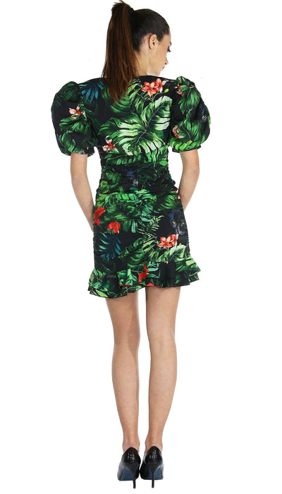 Odi Et Amo Abito corto a tubino stampa pantera. Vestiti - Boutique Luisa Trendy