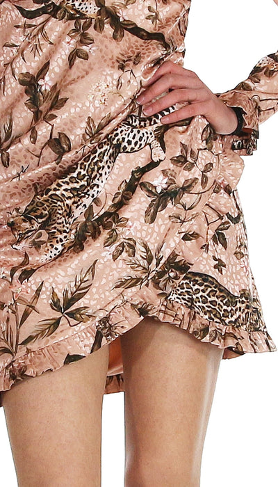 Odi Et Amo Abito corto stampa leopardo Vestiti - Boutique Luisa Trendy