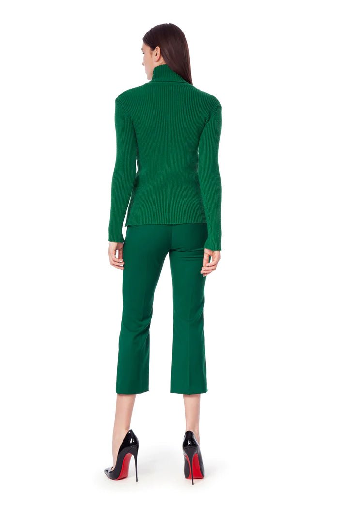 Odi Et Amo Pantalone cropped in tessuto stretch Pantalone Donna - Boutique Luisa Trendy