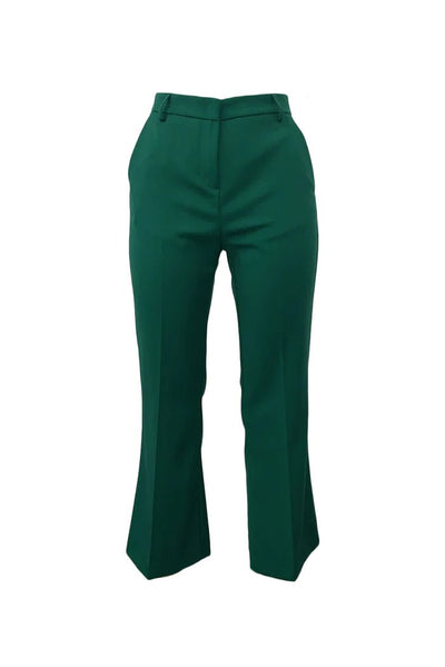Odi Et Amo Pantalone cropped in tessuto stretch Pantalone Donna - Boutique Luisa Trendy