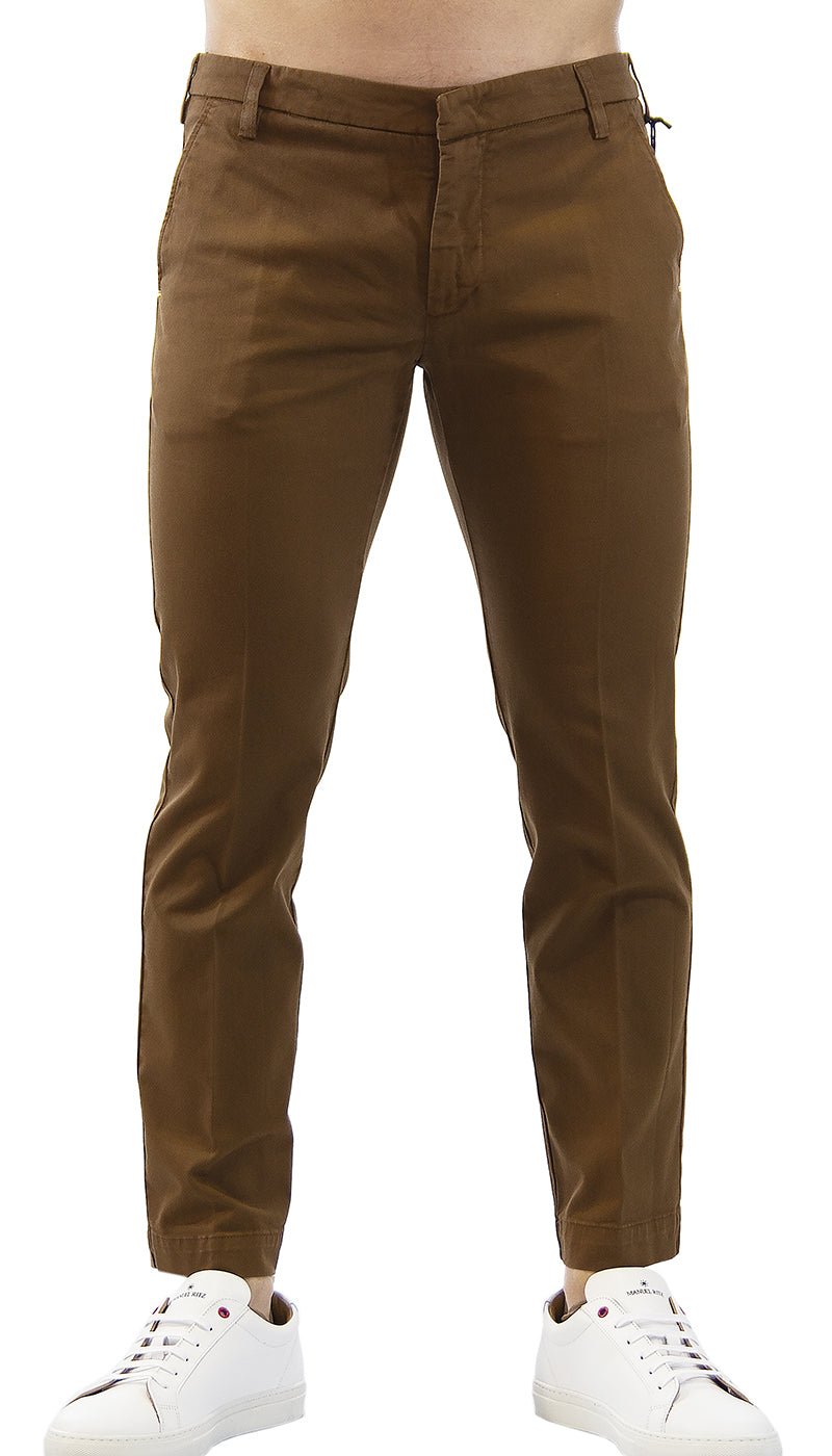 Pantalone uomo Entre Amis in gabardine di cotone tasca america corto. P218188/292 Pantaloni Uomo - Boutique Luisa Trendy