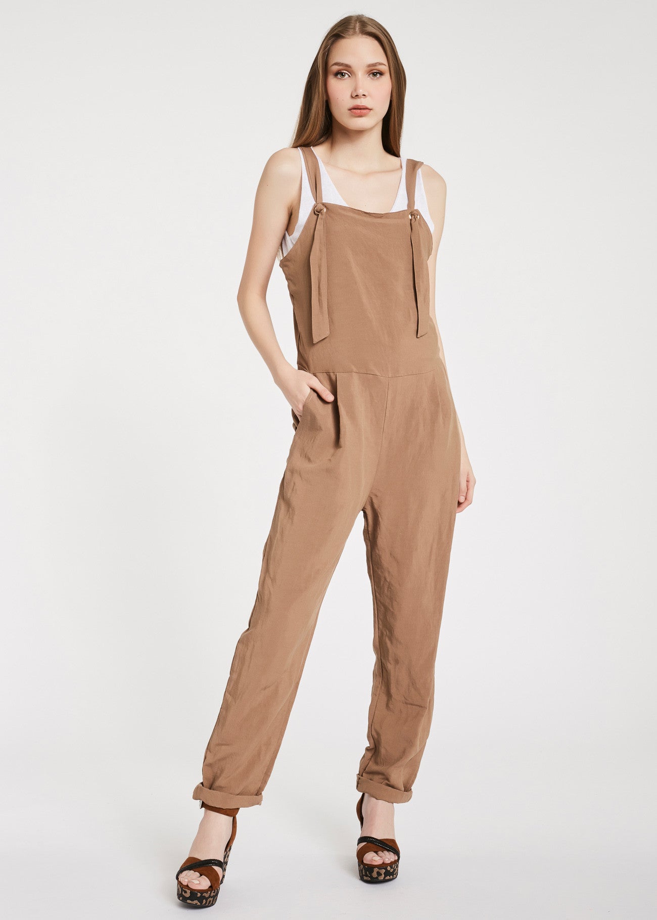 Salopette Gaudì in viscosa. Vestiti - Boutique Luisa Trendy