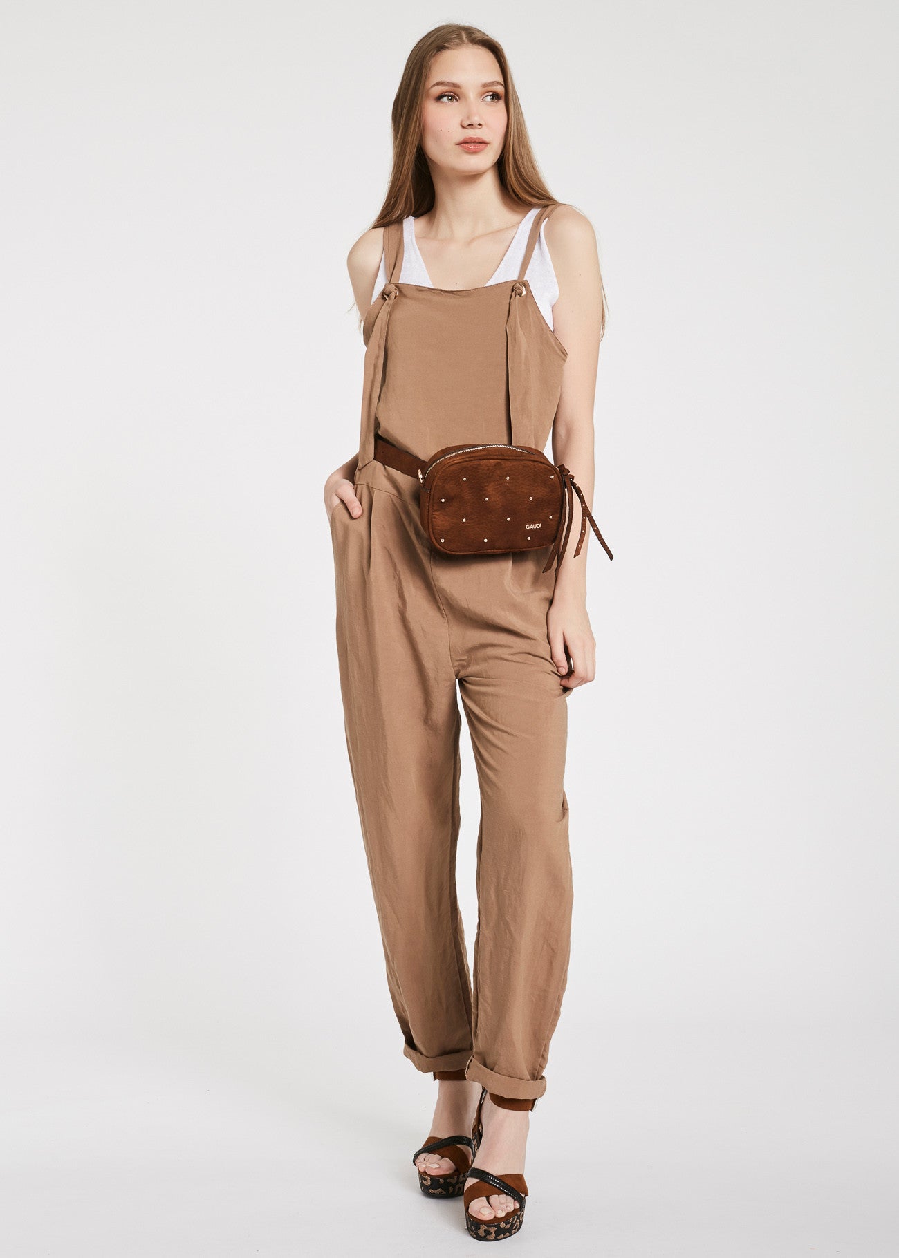 Salopette Gaudì in viscosa. Vestiti - Boutique Luisa Trendy