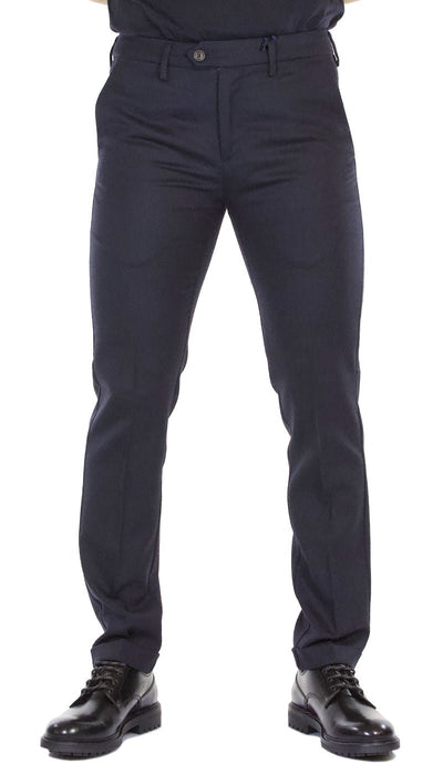 Seventy Pantalone uomo in lana blu Pantaloni Uomo - Boutique Luisa Trendy