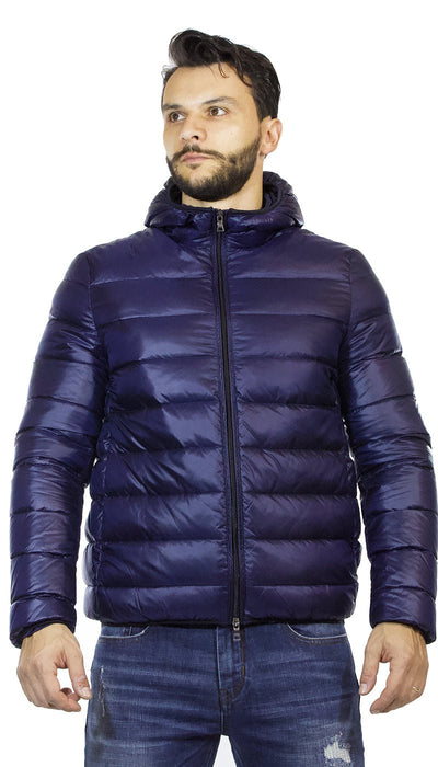 Seventy Piumino uomo corto blu con cappuccio Capispalla Uomo - Boutique Luisa Trendy