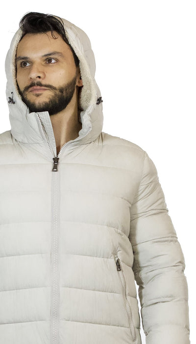 Seventy Piumino uomo ghiaccio con cappuccio e imbottitura Sustans Capispalla Uomo - Boutique Luisa Trendy