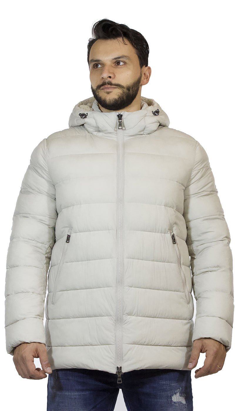 Seventy Piumino uomo ghiaccio con cappuccio e imbottitura Sustans Capispalla Uomo - Boutique Luisa Trendy