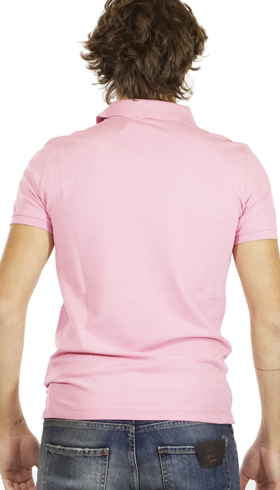 Seventy Polo uomo manica corta in cotone piquet rosa. T-shirt e Polo - Boutique Luisa Trendy