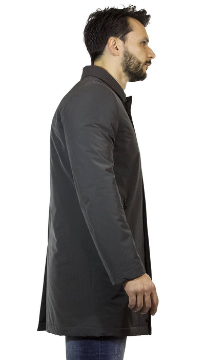 Seventy Trench uomo grigio in tessuto tecnico Capispalla Uomo - Boutique Luisa Trendy