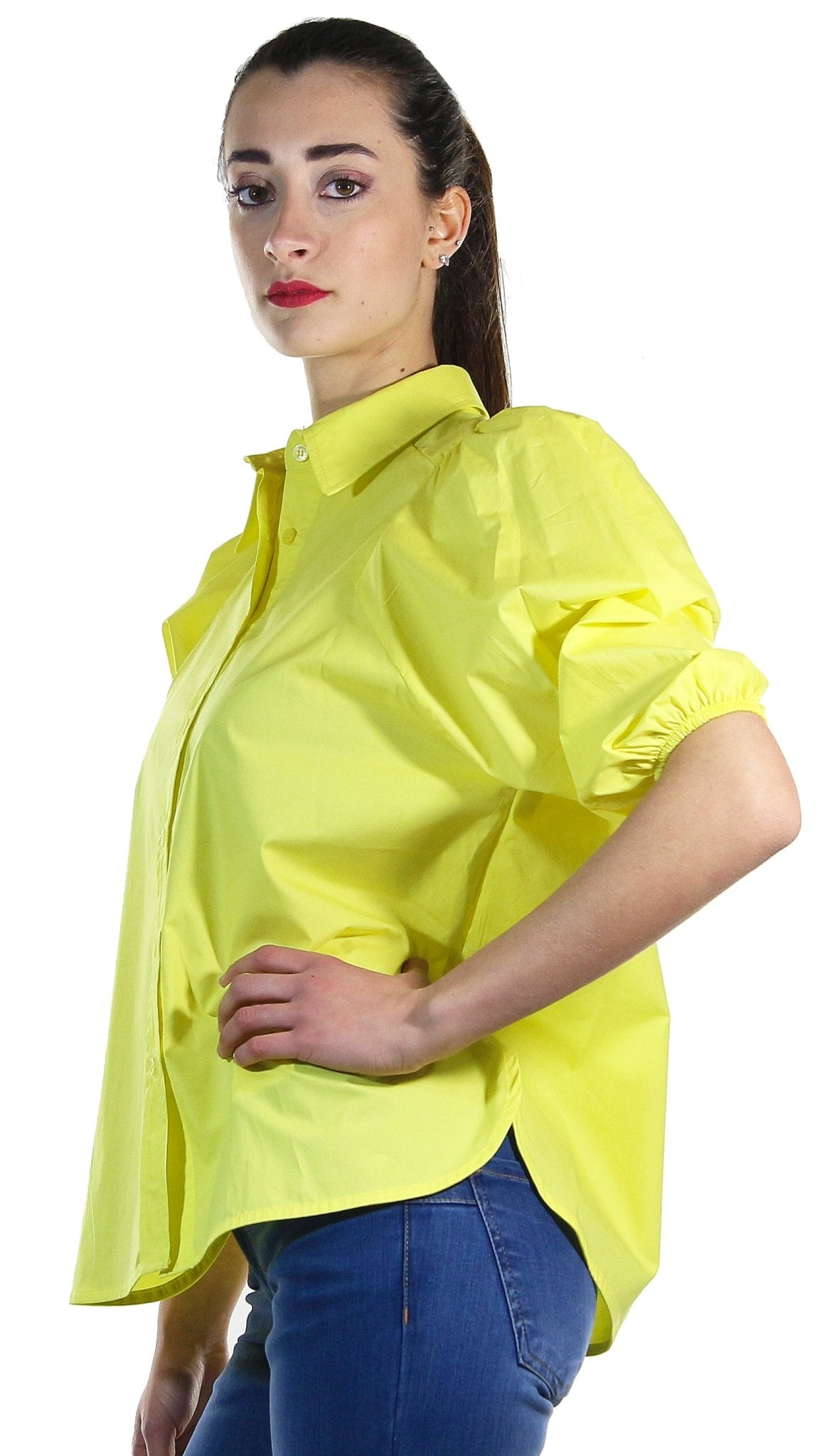 Silvian Heach Camicia in cotone con manica a sbuffo. Bluse e camicie - Boutique Luisa Trendy