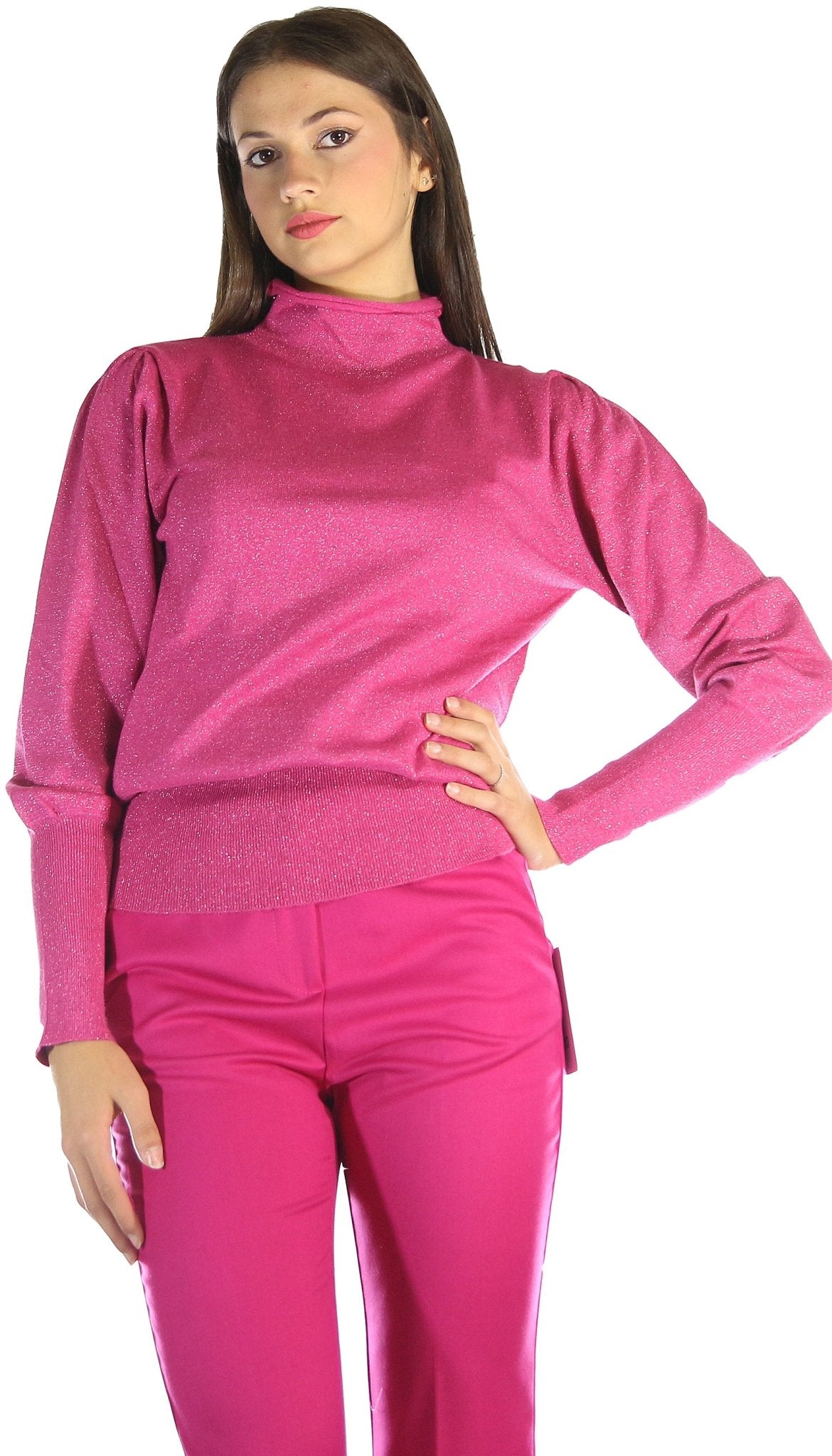 Silvian Heach Lupetto glitter con elastico Maglie e cardigan Donna - Boutique Luisa Trendy