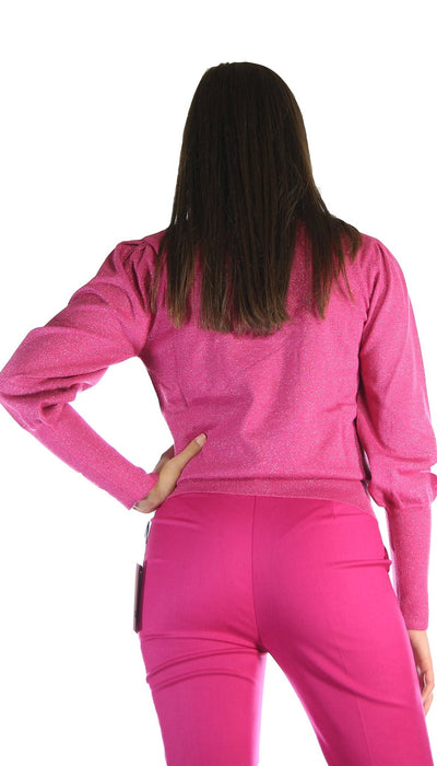 Silvian Heach Lupetto glitter con elastico Maglie e cardigan Donna - Boutique Luisa Trendy