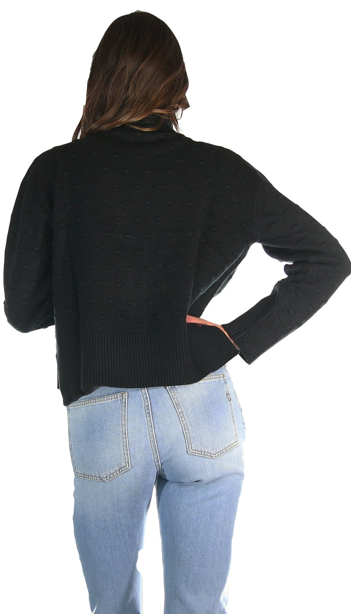 Silvian Heach Maglia a collo alto over con trama in rilievo Maglie e cardigan Donna - Boutique Luisa Trendy