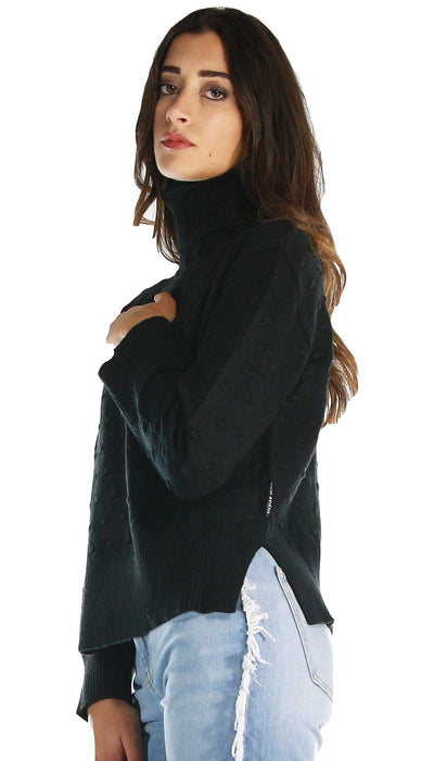 Silvian Heach Maglia a collo alto over con trama in rilievo Maglie e cardigan Donna - Boutique Luisa Trendy