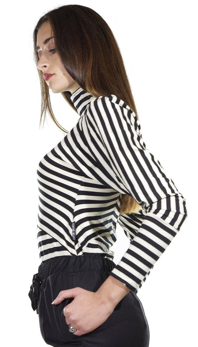 Silvian Heach Maglia a collo alto rigata. PGA21096TS Maglie e cardigan Donna - Boutique Luisa Trendy