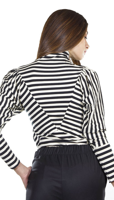 Silvian Heach Maglia a collo alto rigata. PGA21096TS Maglie e cardigan Donna - Boutique Luisa Trendy