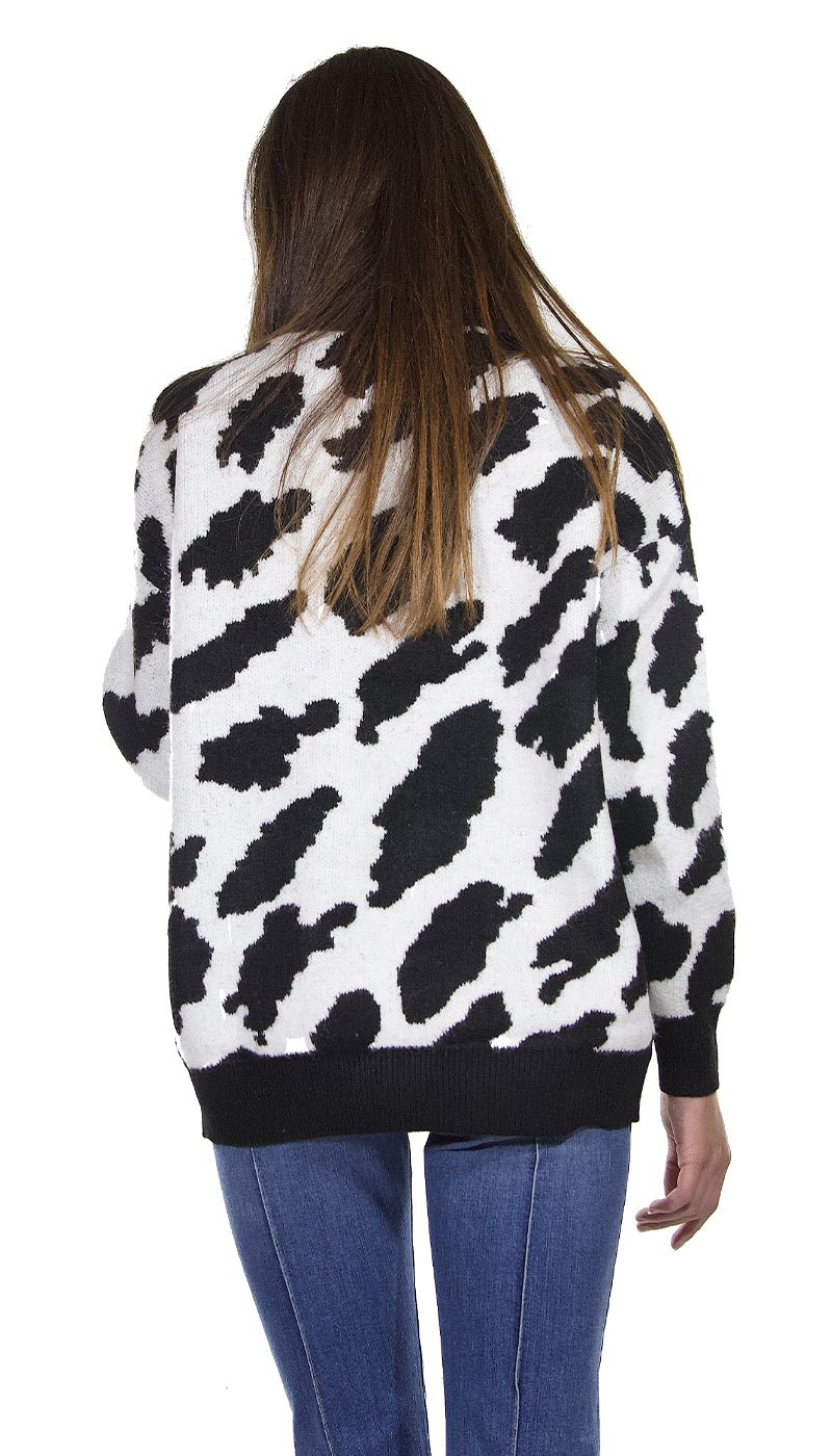 Silvian Heach Maglia dolcevita stampa animalier. PGA21744MA Maglie e cardigan Donna - Boutique Luisa Trendy