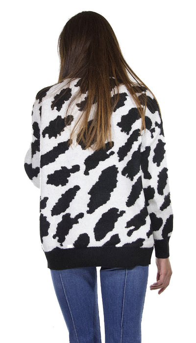 Silvian Heach Maglia dolcevita stampa animalier. PGA21744MA Maglie e cardigan Donna - Boutique Luisa Trendy