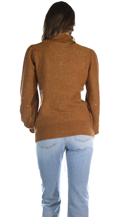 Silvian Heach Maglia lupetto over con glitter Maglie e cardigan Donna - Boutique Luisa Trendy