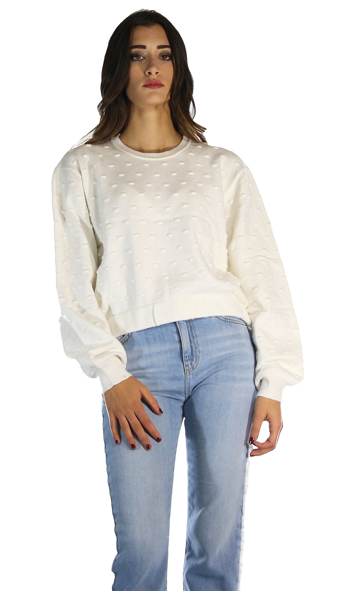 Silvian Heach Maglione con trama in rilievo Maglie e cardigan Donna - Boutique Luisa Trendy