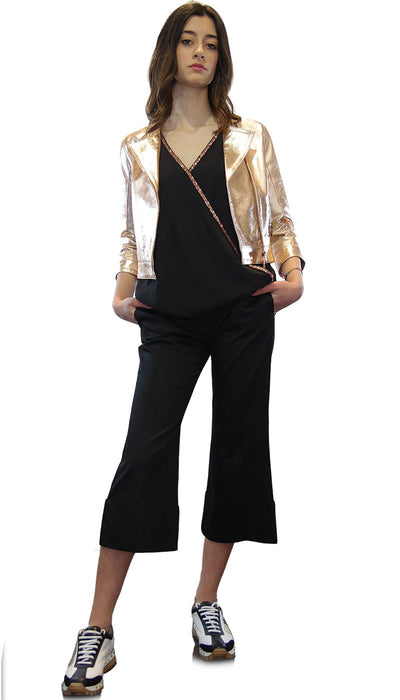 Silvian Heach Pantalone cropped con piegone Pantalone Donna - Boutique Luisa Trendy