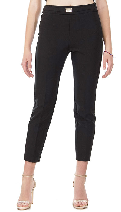 Silvian Heach Pantalone nero a sigaretta. PGP21547PA Pantalone Donna - Boutique Luisa Trendy
