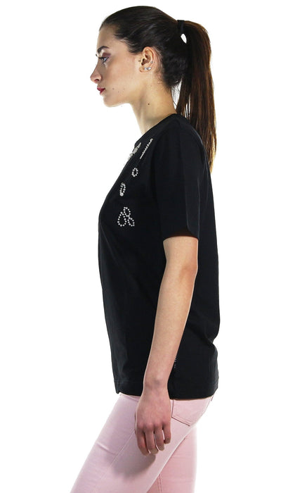 Silvian Heach T-shirt con applicazione al collo. T-Shirt e top - Boutique Luisa Trendy