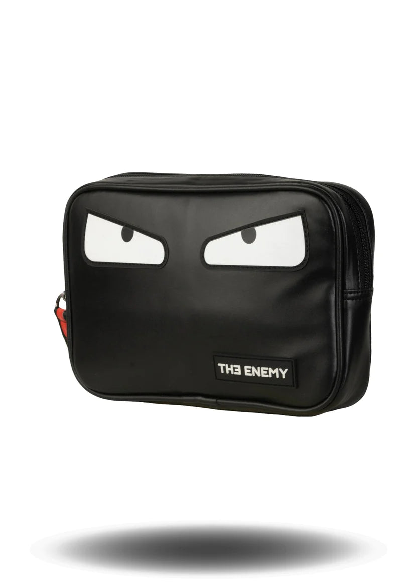 The Enemy Pochette nero in ecopelle Zaino e portafoglio - Boutique Luisa Trendy