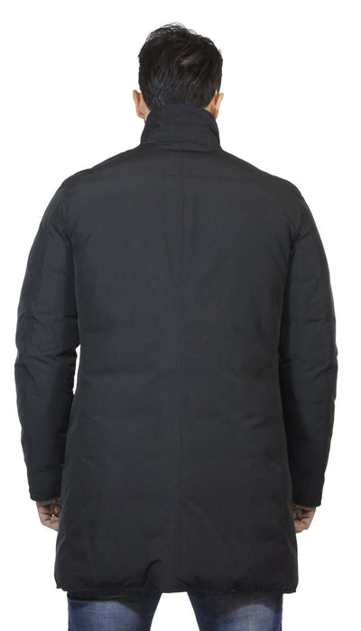 Trench uomo Seventy nero in tessuto tecnico reversibile in piuma Capispalla Uomo - Boutique Luisa Trendy