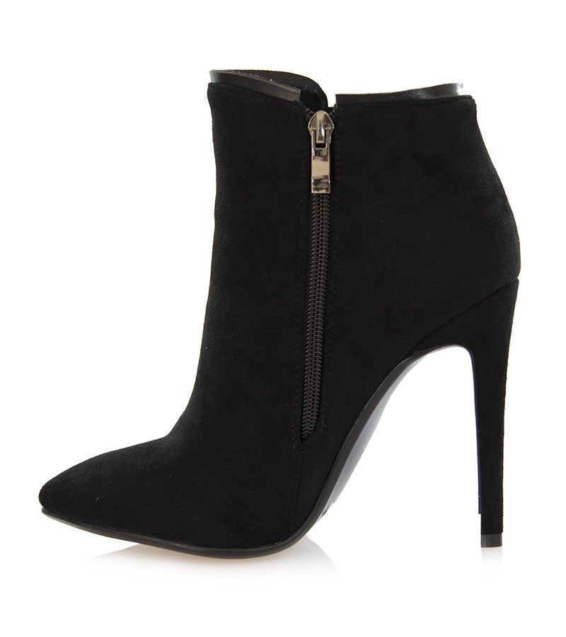 Tronchetto Silvian Heach nero in camoscio. Art. RCA20169CZ Scarpe - Boutique Luisa Trendy