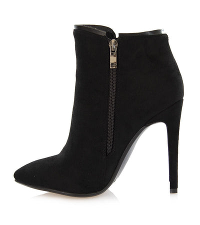 Tronchetto Silvian Heach nero in camoscio. Art. RCA20169CZ Scarpe - Boutique Luisa Trendy
