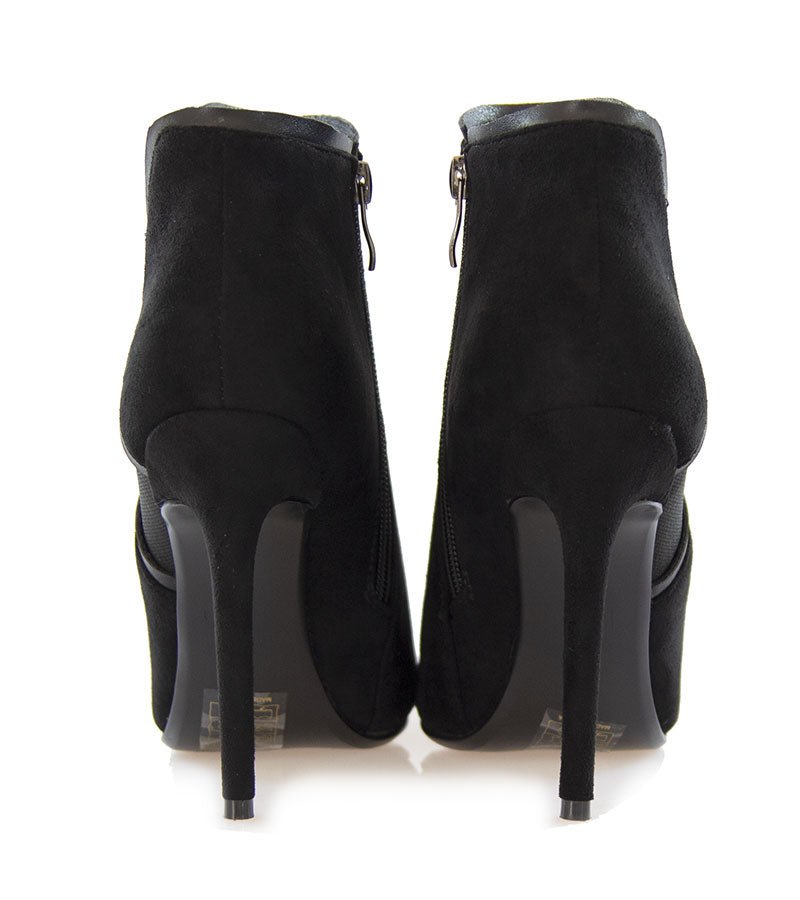 Tronchetto Silvian Heach nero in camoscio. Art. RCA20169CZ Scarpe - Boutique Luisa Trendy