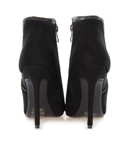 Tronchetto Silvian Heach nero in camoscio. Art. RCA20169CZ Scarpe - Boutique Luisa Trendy