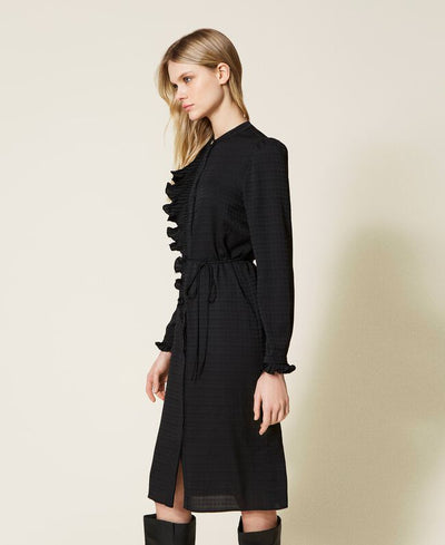 Twinset Milano Abito chemisier in pied de poule Vestiti - Boutique Luisa Trendy
