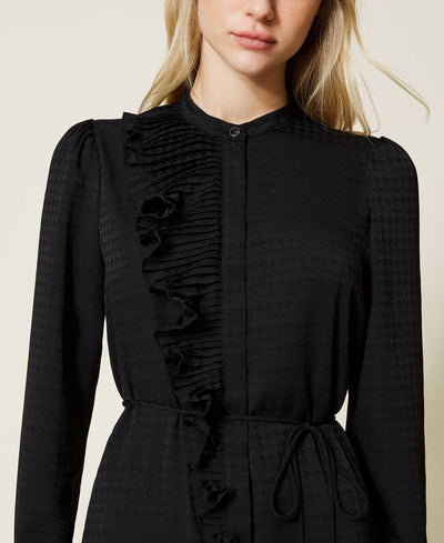 Twinset Milano Abito chemisier in pied de poule Vestiti - Boutique Luisa Trendy